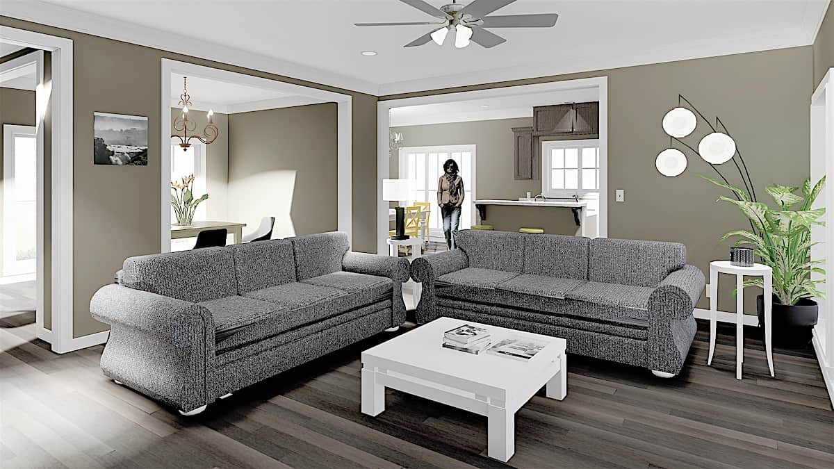 Great Room of this 3-Bedroom, 1785 Sq Ft Plan - 123-1051