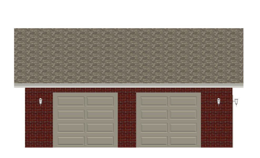 Floor Plan Garage of Country Plan #123-1052