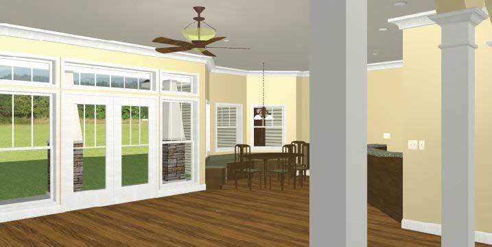 Great Room of this 4-Bedroom, 2818 Sq Ft Plan - 123-1056