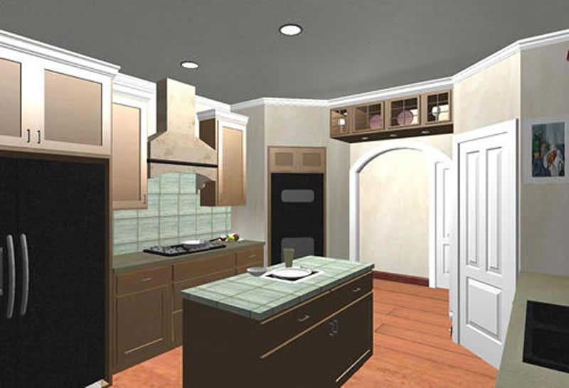 Kitchen of this 3-Bedroom, 2337 Sq Ft Plan - 123-1076