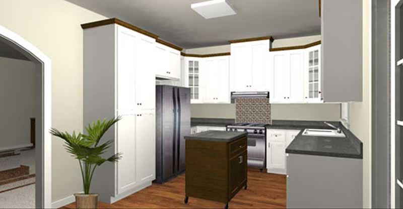 Kitchen of this 3-Bedroom, 1629 Sq Ft Plan - 123-1086