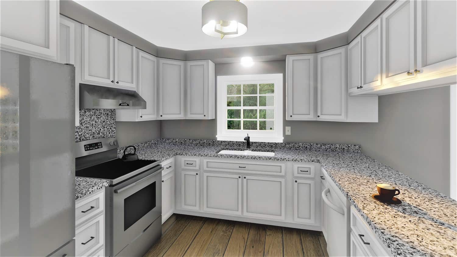 Kitchen of this 2-Bedroom, 1312 Sq Ft Plan - 123-1090