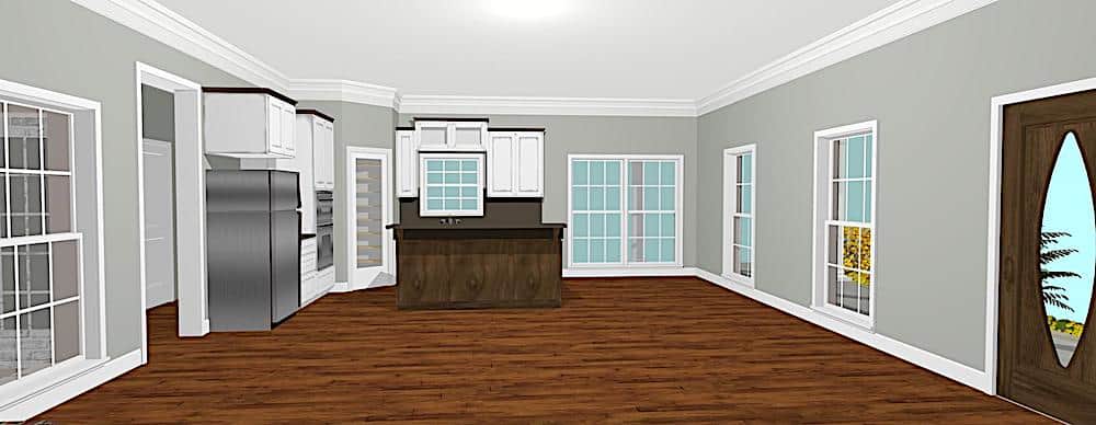 Kitchen of this 3-Bedroom, 1717 Sq Ft Plan - 123-1097
