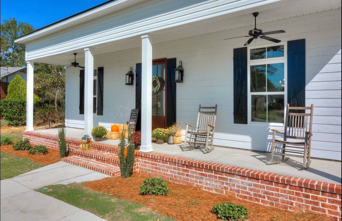Porch of this 3-Bedroom,1908 Sq Ft Plan -1908