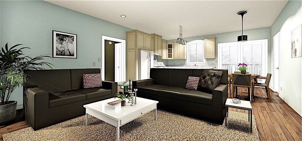 Great Room of this 3-Bedroom,1311 Sq Ft Plan -1311