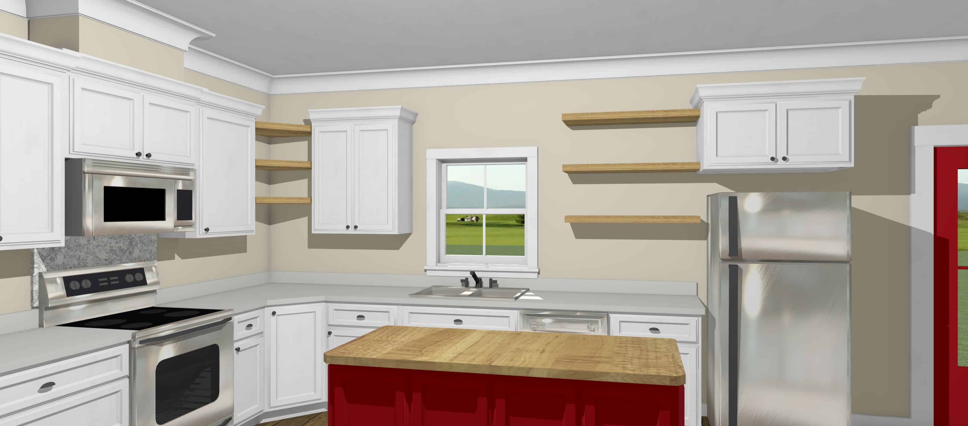 Kitchen of this 3-Bedroom,1320 Sq Ft Plan -1320