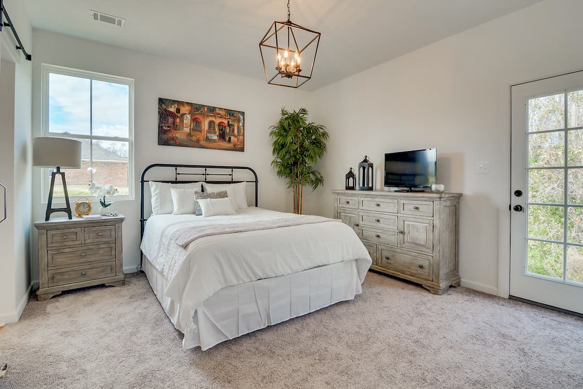 Master Bedroom of this 3-Bedroom,1320 Sq Ft Plan -123-1102