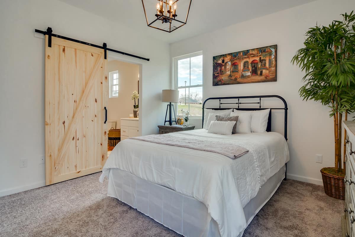 Master Bedroom of this 3-Bedroom,1320 Sq Ft Plan -123-1102