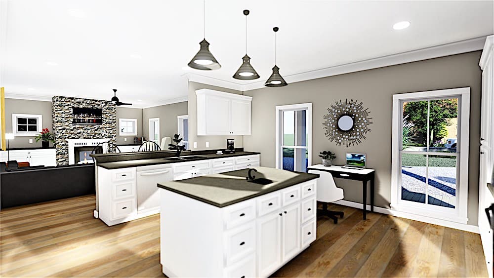 Kitchen of this 2-Bedroom,1520 Sq Ft Plan -1520