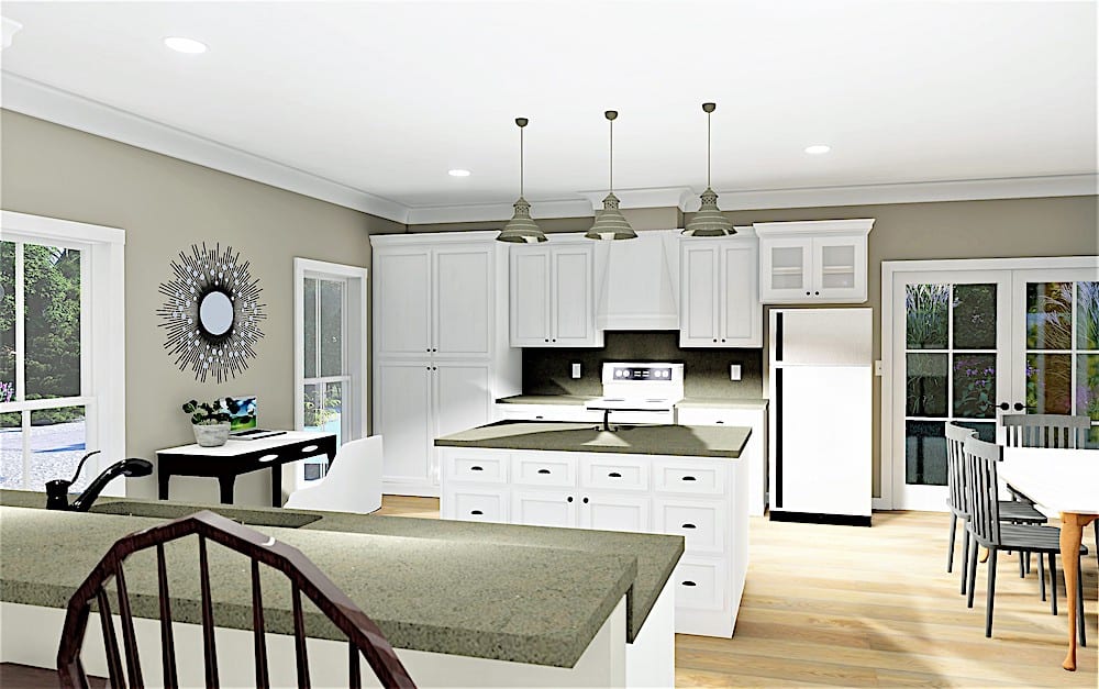 Kitchen of this 2-Bedroom,1520 Sq Ft Plan -1520