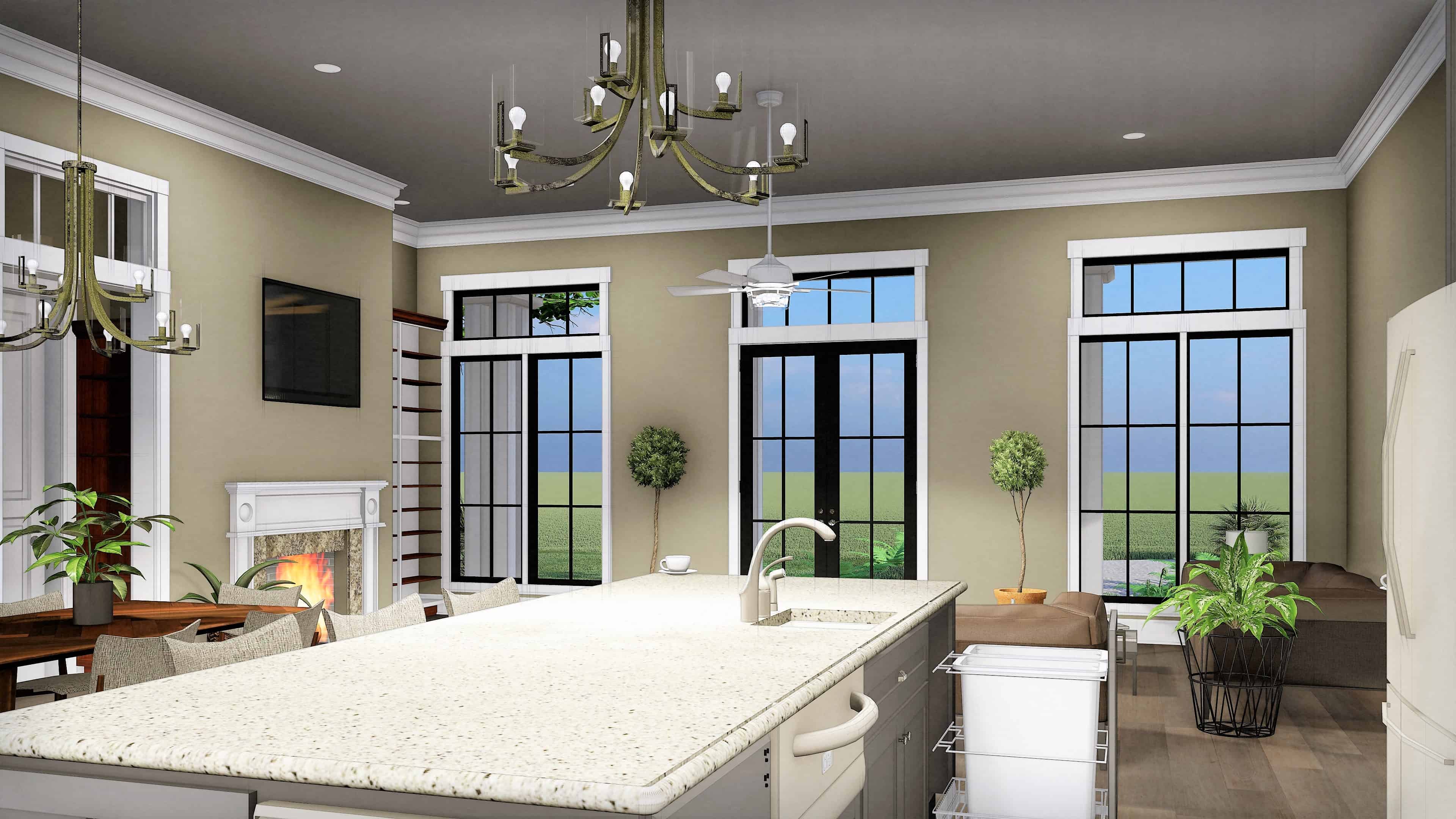 Kitchen of this 3-Bedroom,2160 Sq Ft Plan -2160