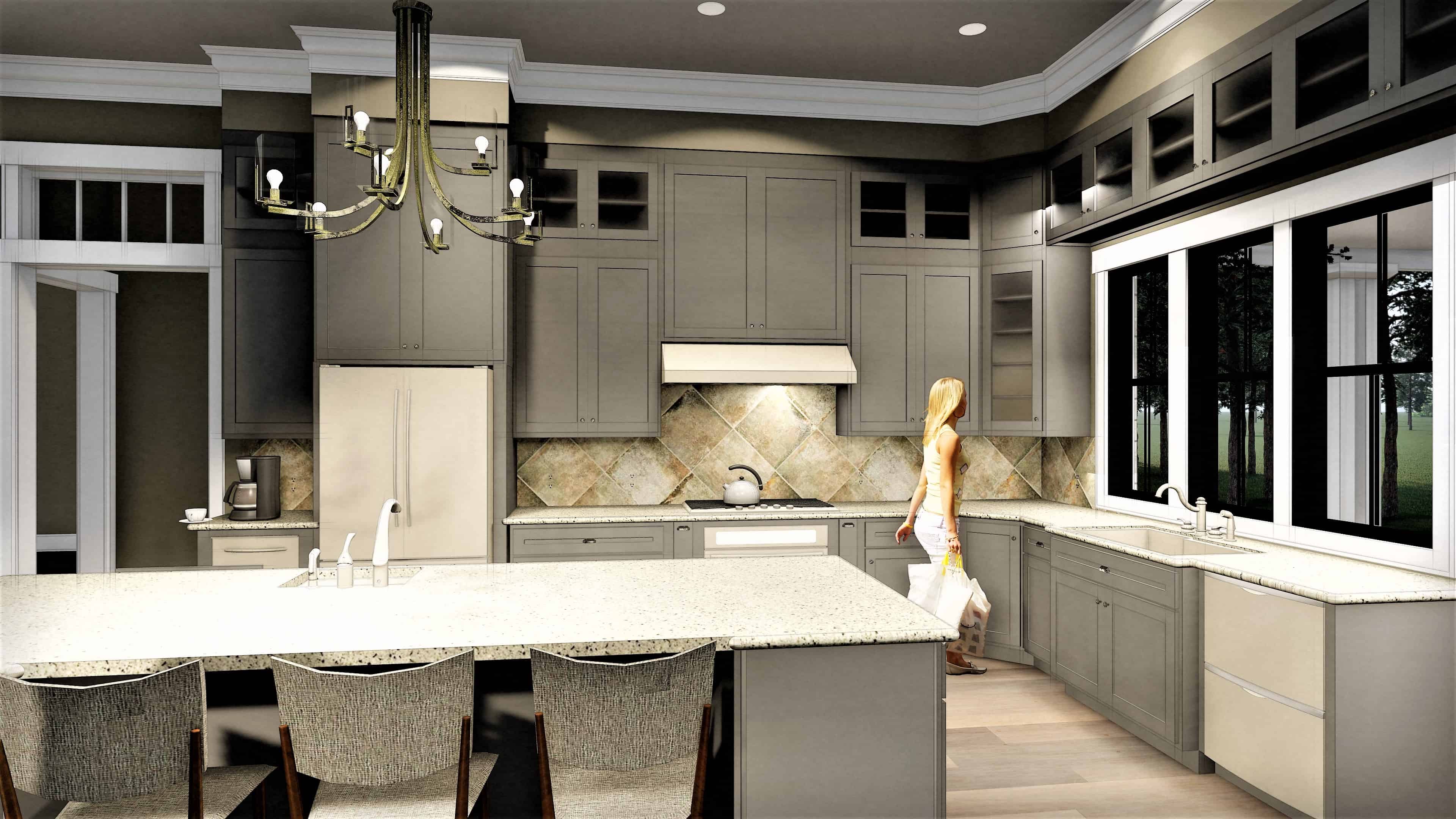 Kitchen of this 3-Bedroom,2160 Sq Ft Plan -2160