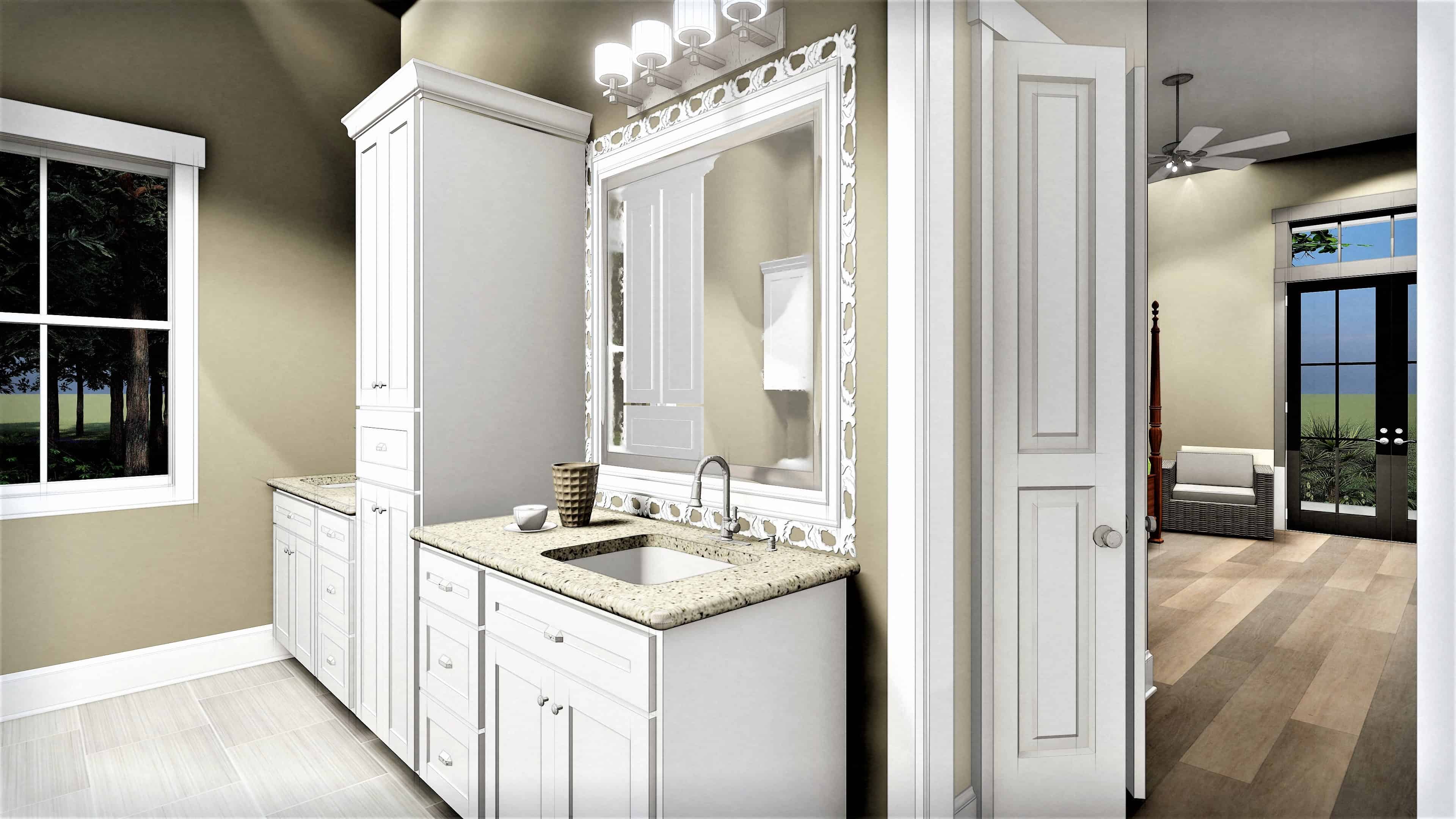 Master Bathroom of this 3-Bedroom,2160 Sq Ft Plan -2160