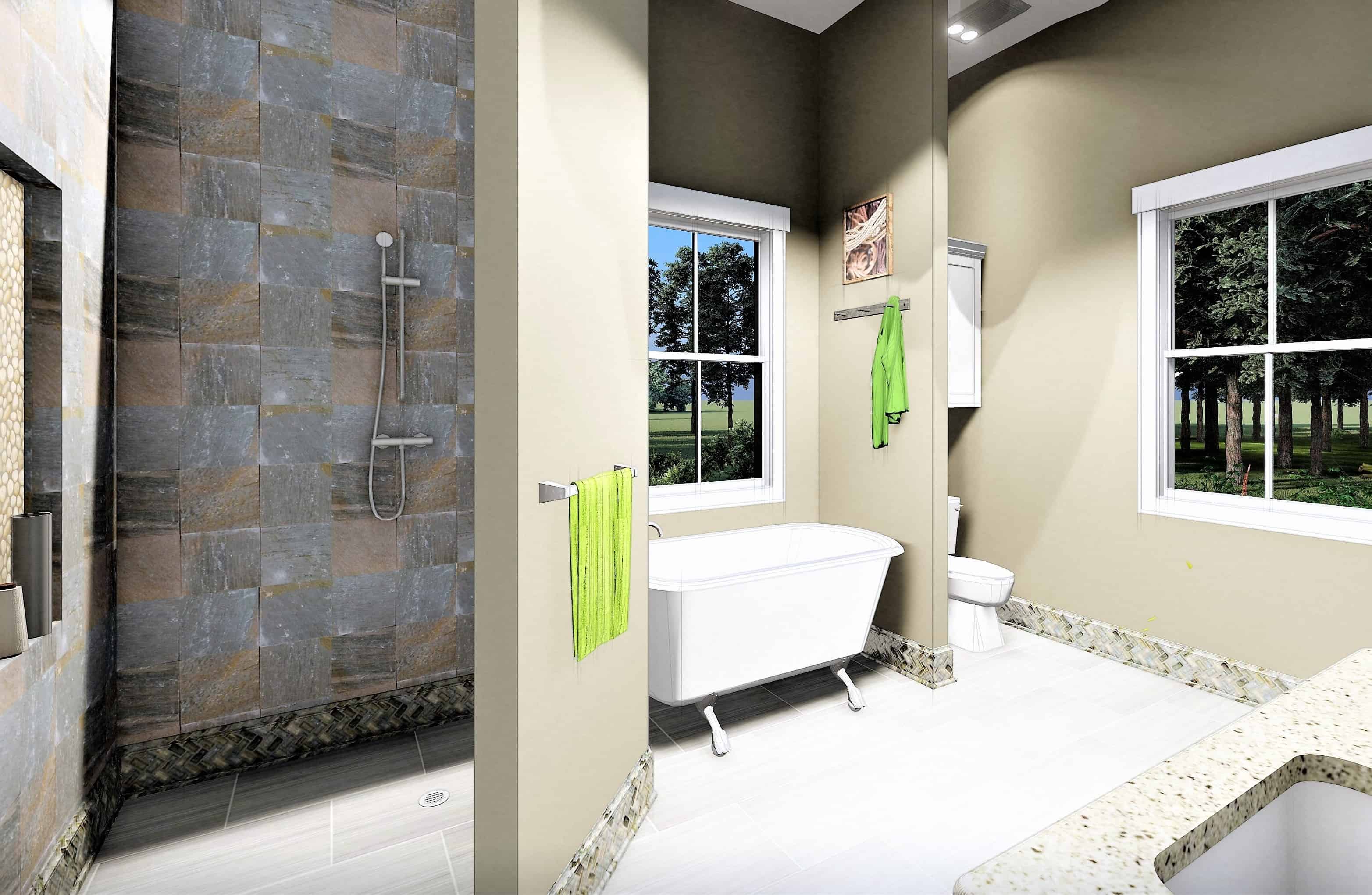 Master Bathroom of this 3-Bedroom,2160 Sq Ft Plan -2160