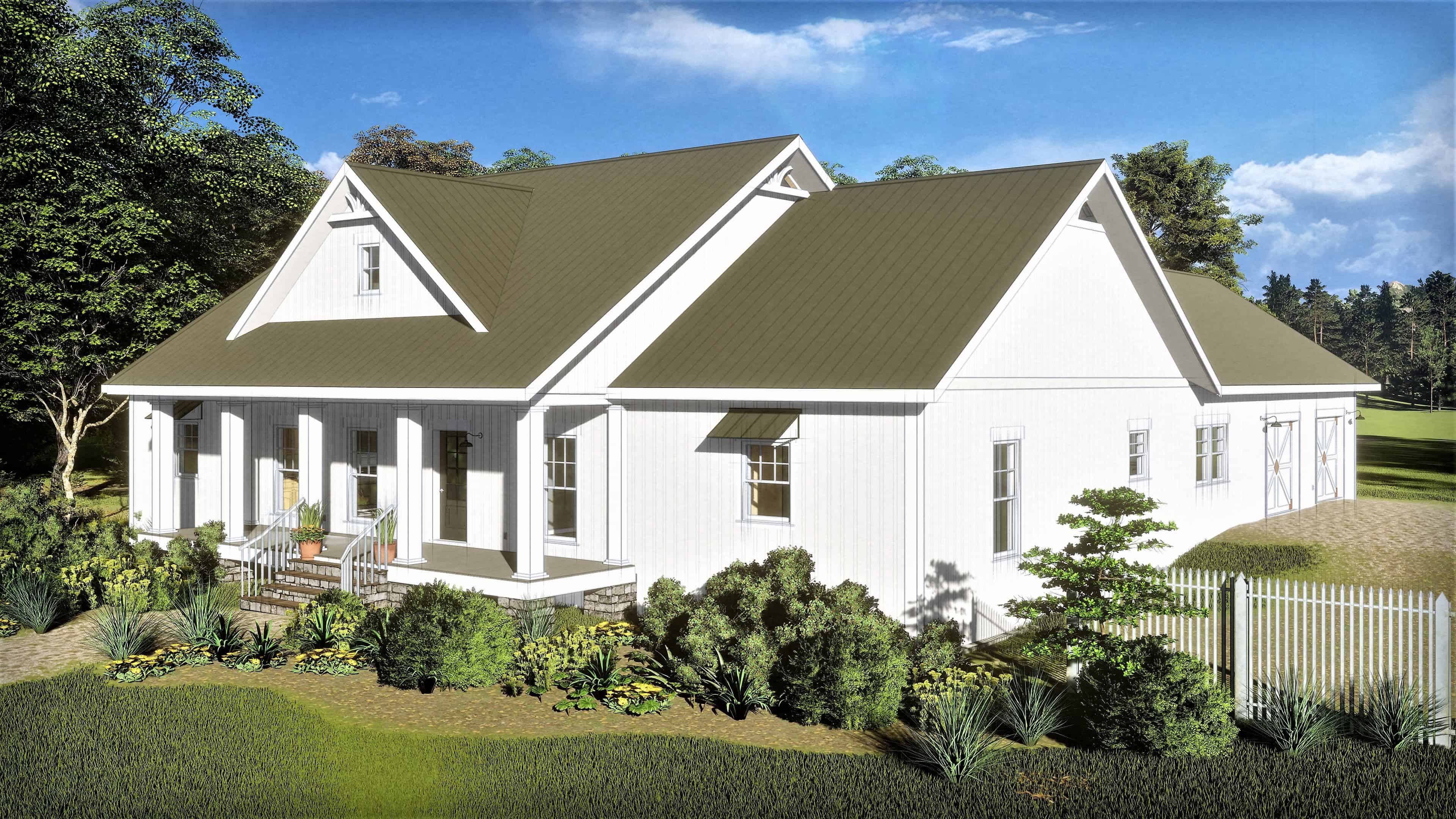 Side View of this 3-Bedroom,2526 Sq Ft Plan -2526