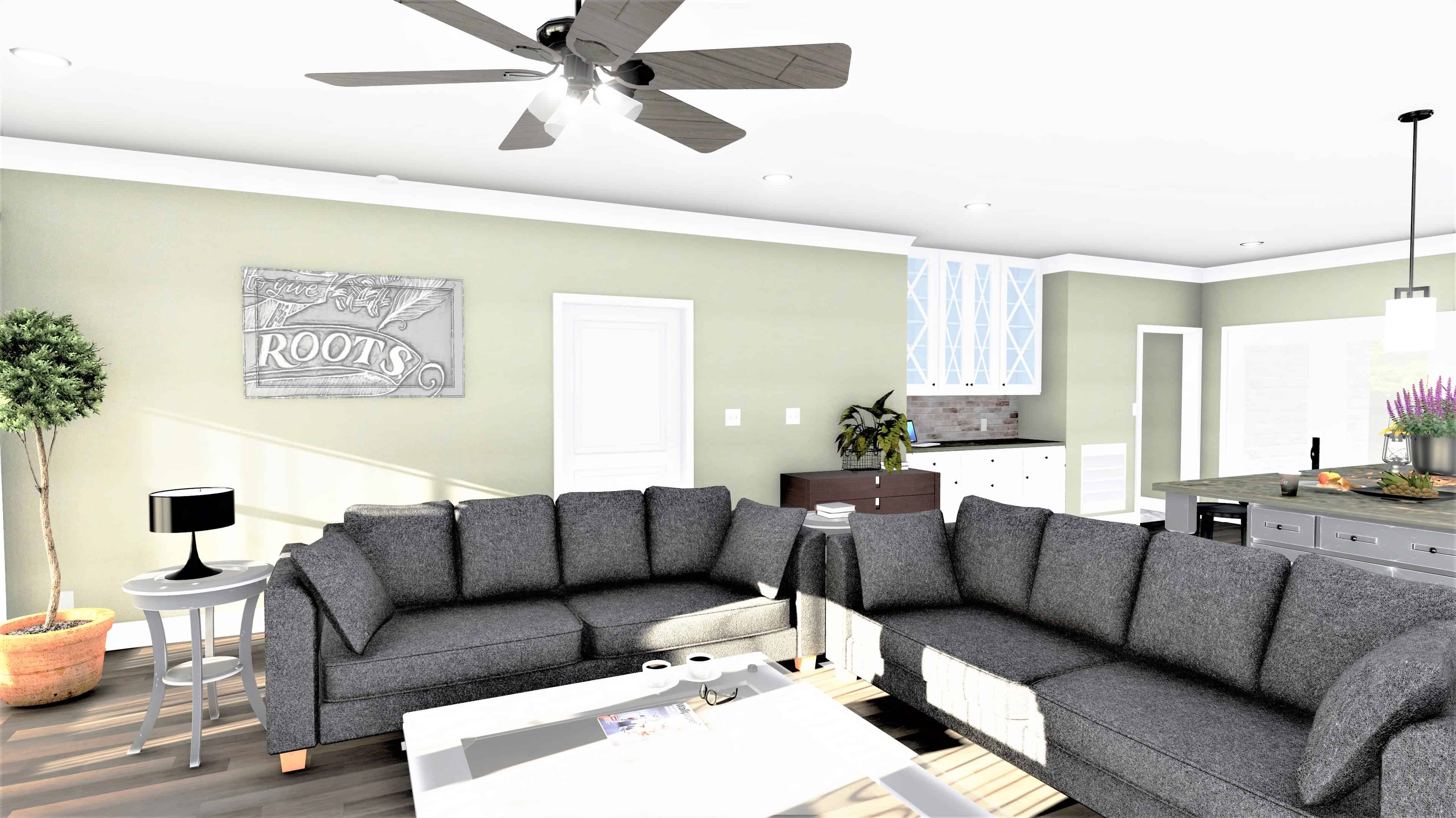 Great Room of this 3-Bedroom, 2090 Sq Ft Plan - 123-1114