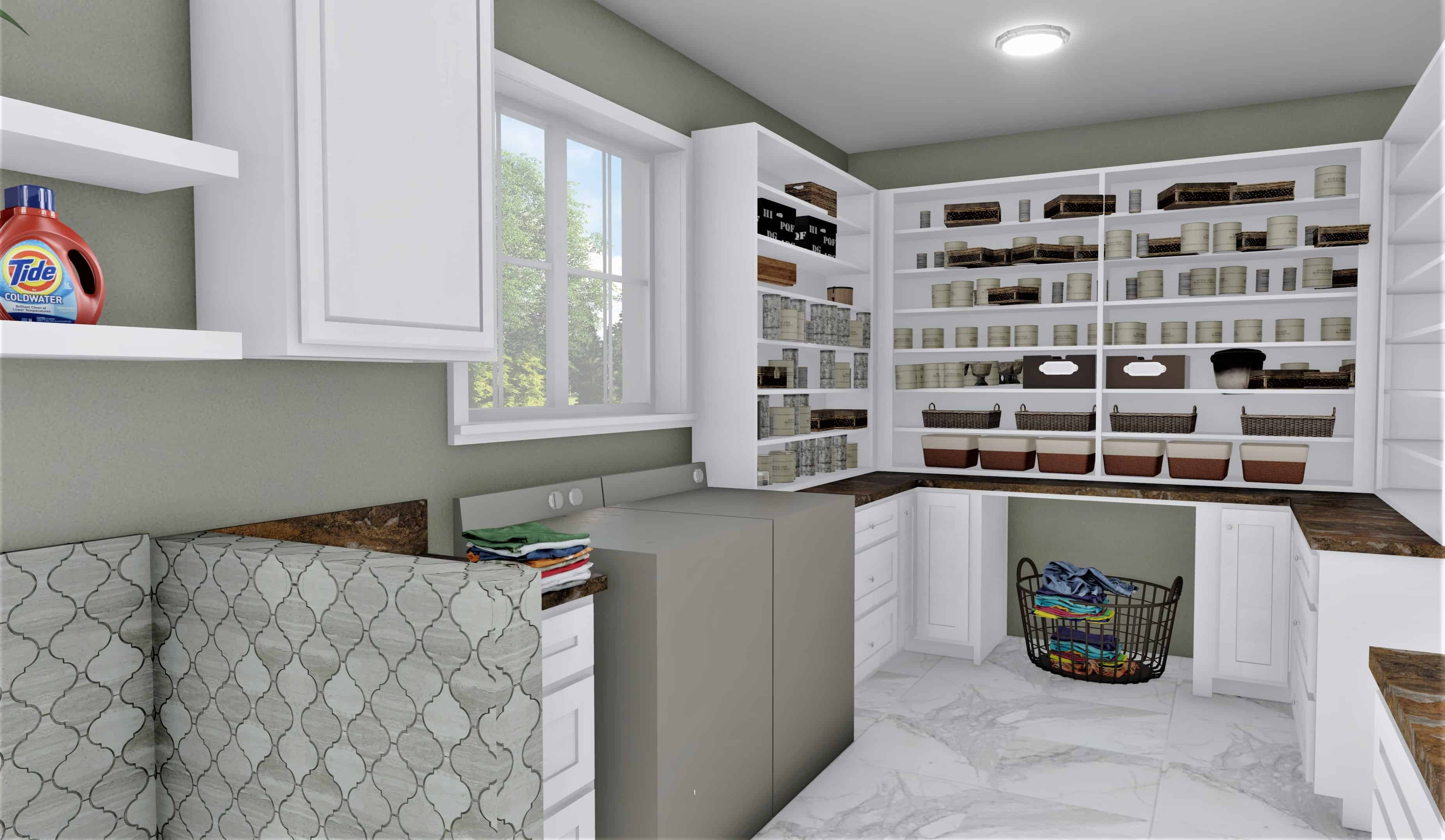 Laundry Room of this 3-Bedroom, 2090 Sq Ft Plan - 123-1114