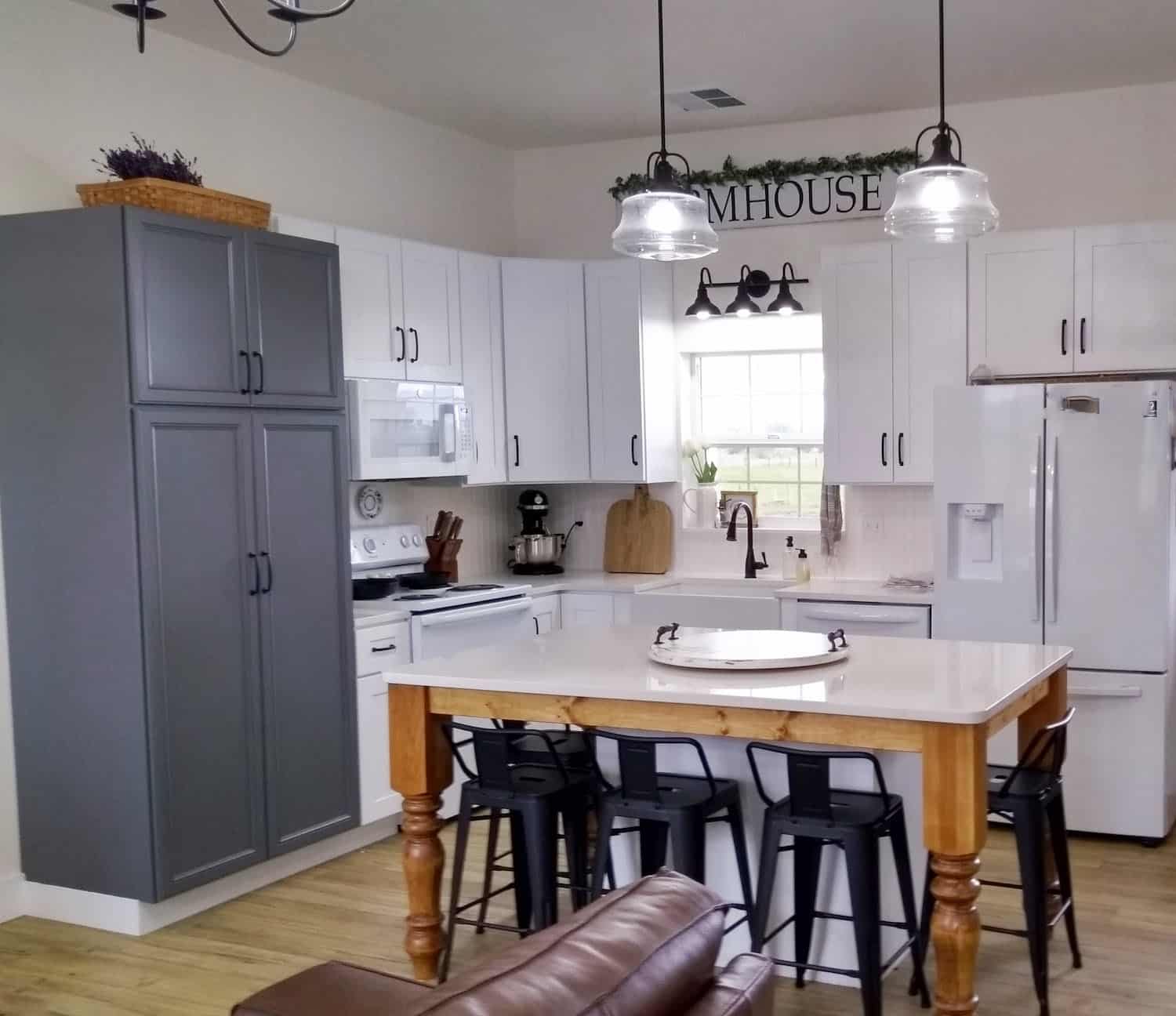 Kitchen: Kitchen Island of this 3-Bedroom,1035 Sq Ft Plan -123-1116