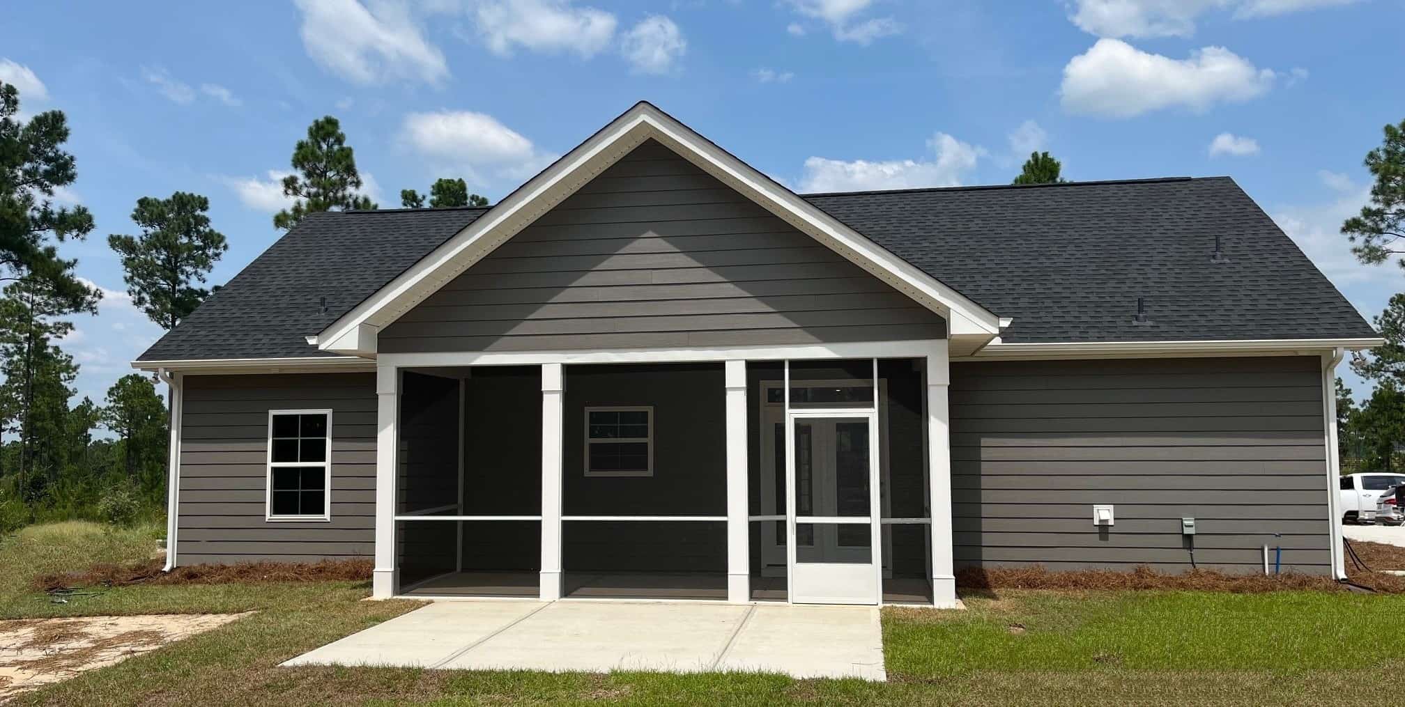 Rear View of this 3-Bedroom,1425 Sq Ft Plan -123-1118