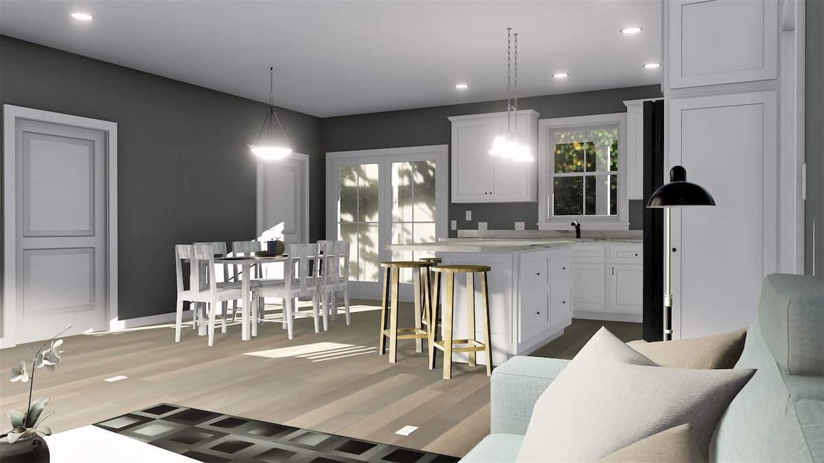Great Room of this 3-Bedroom, 1502 Sq Ft Plan - 123-1119