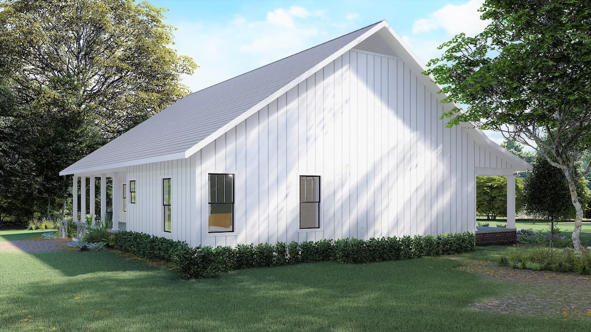Left Side View of this 4-Bedroom, 2096 Sq Ft Plan - 123-1120