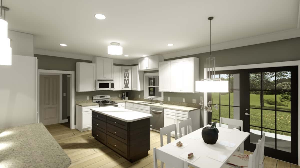 Kitchen of this 4-Bedroom, 2096 Sq Ft Plan - 123-1120