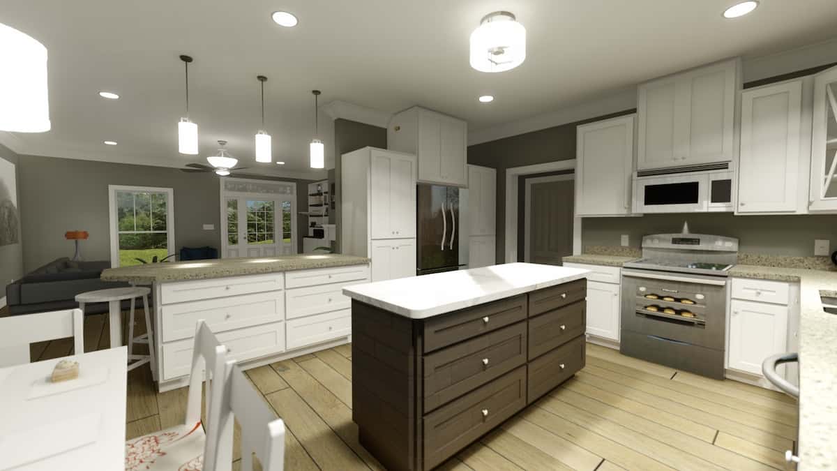 Kitchen of this 4-Bedroom, 2096 Sq Ft Plan - 123-1120