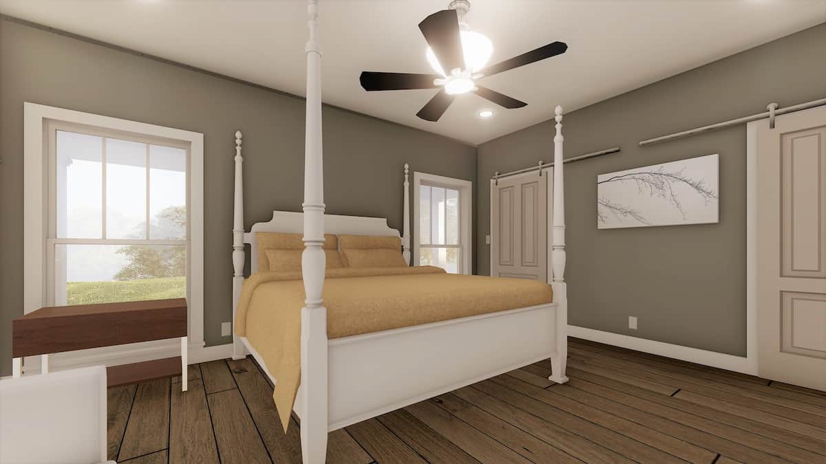 Master Bedroom of this 4-Bedroom, 2096 Sq Ft Plan - 123-1120