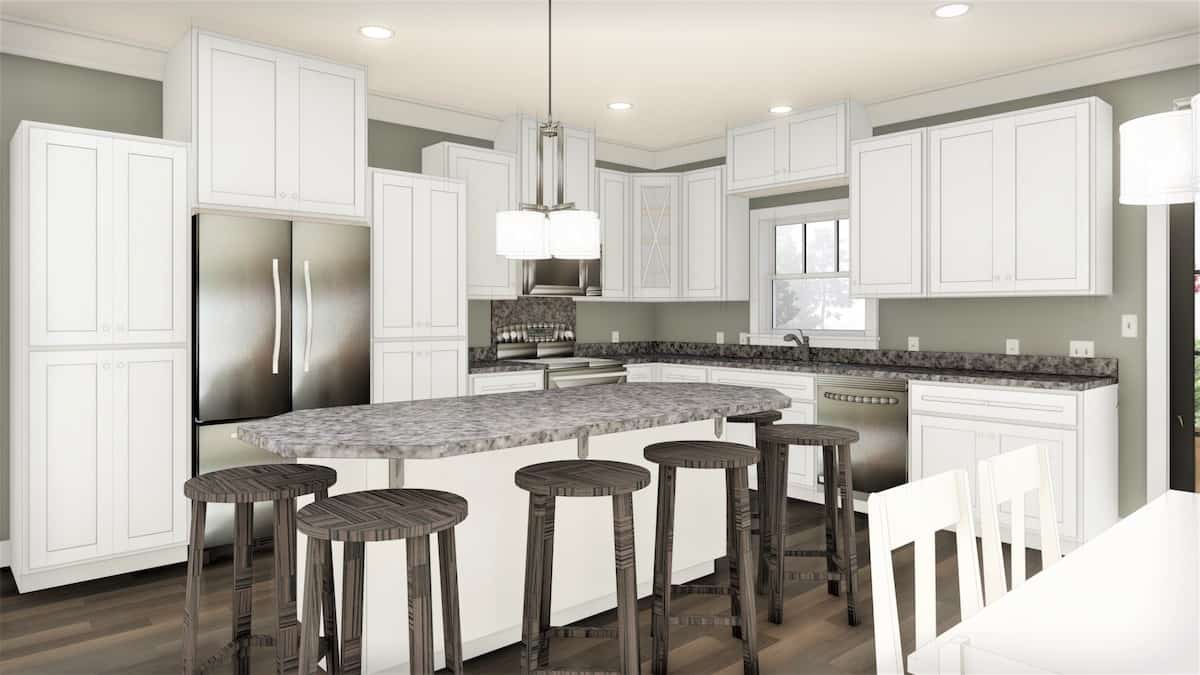 Kitchen of this 4-Bedroom, 2352 Sq Ft Plan - 123-1124