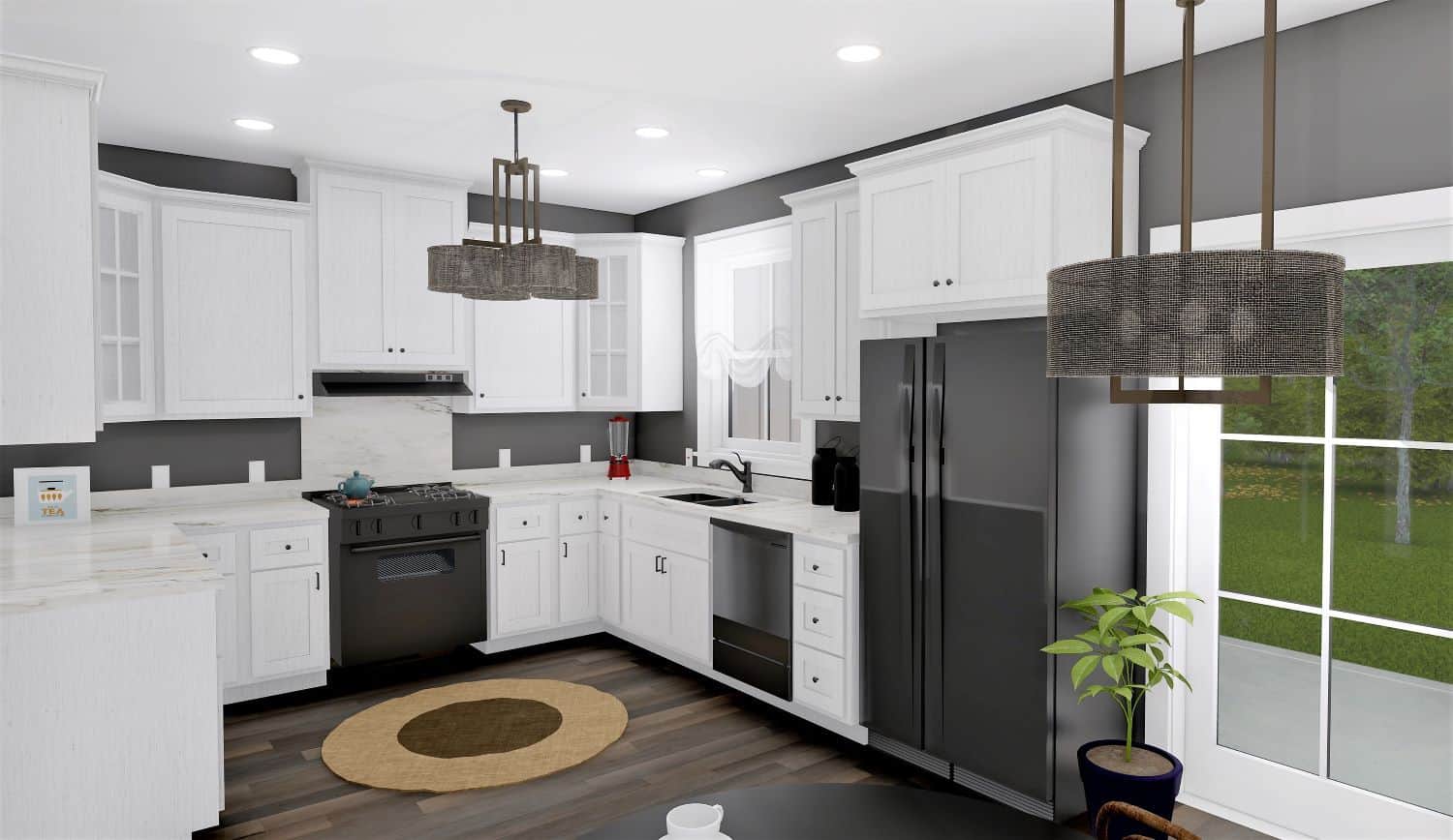 kitchen of this 3-Bedroom, 1629 Sq Ft Plan - 123-1127