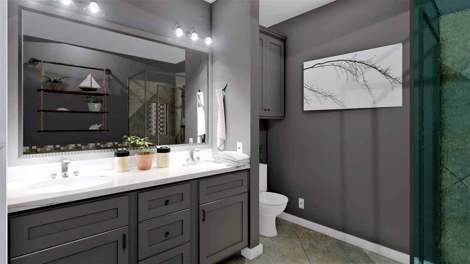 Master Bathroom of this 3-Bedroom, 1629 Sq Ft Plan - 123-1127