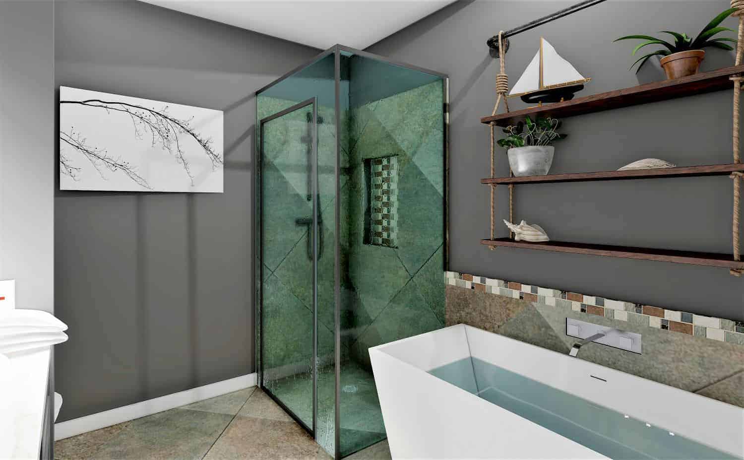 Master Bathroom of this 3-Bedroom, 1629 Sq Ft Plan - 123-1127