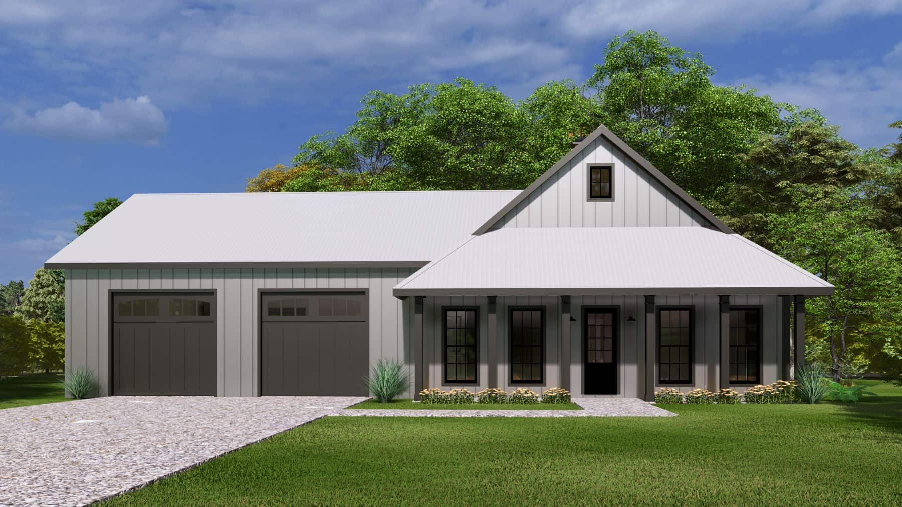 Home Exterior Photograph of this 2-Bedroom,1295 Sq Ft Plan -123-1131