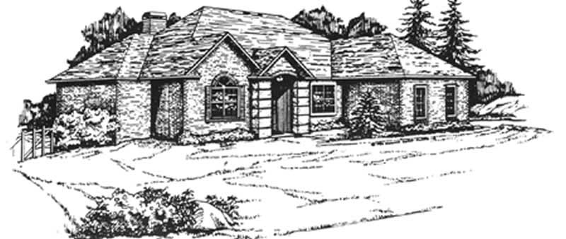 European home (ThePlanCollection: Plan #124-1030)