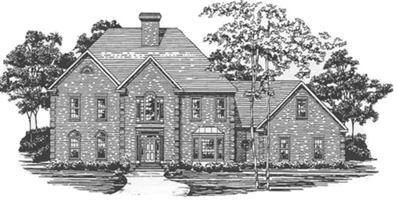 European home (ThePlanCollection: Plan #124-1051)
