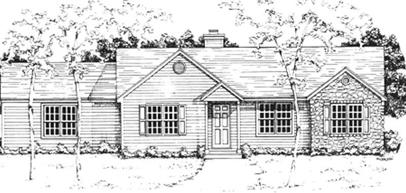 Main image for house plan # 6929