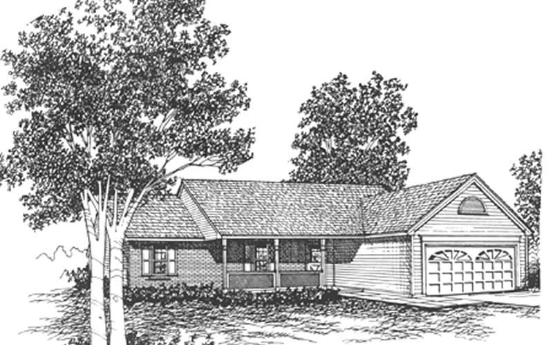 Main image for house plan # 6924