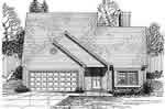 Ranch home (ThePlanCollection: Plan #124-1150)