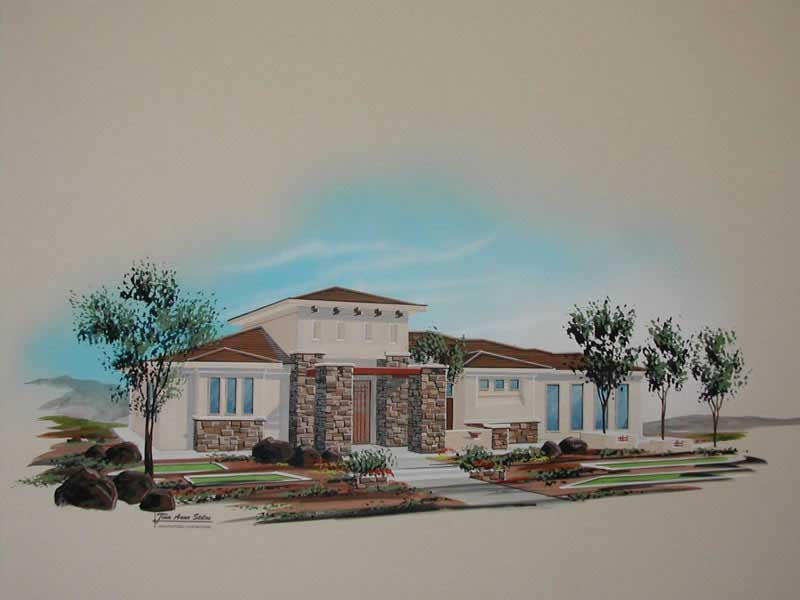 Main image for southwest house plans # 19320