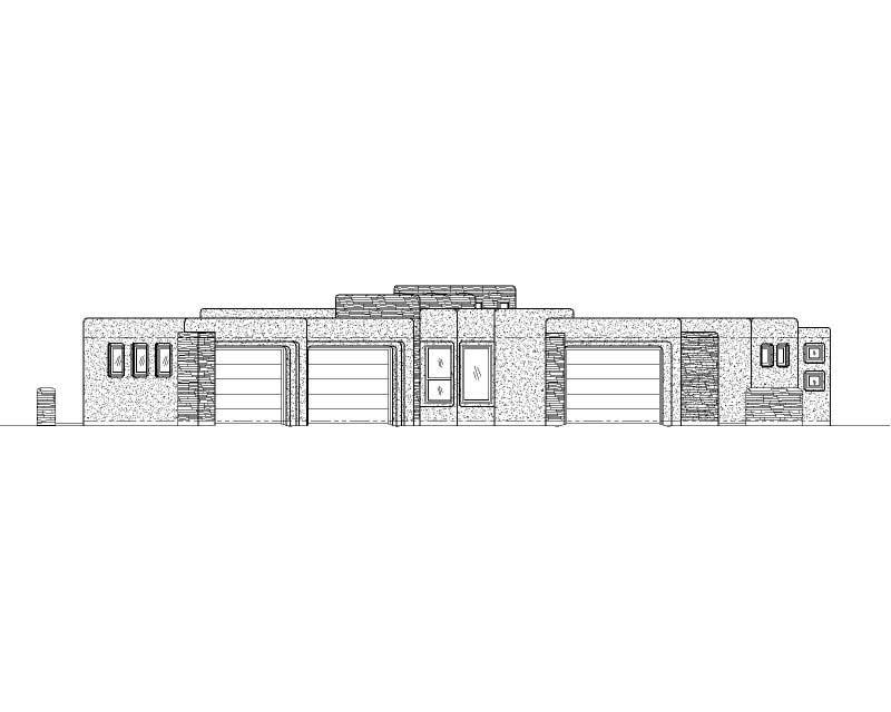 Southwest home (ThePlanCollection: Plan #125-1220)