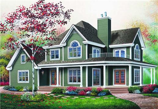 Front Door of this 3-Bedroom, 2687 Sq Ft Plan - 126-1294
