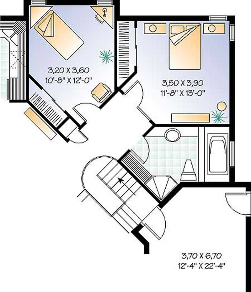  of this 2-Bedroom, 1231 Sq Ft Plan - 126-1307