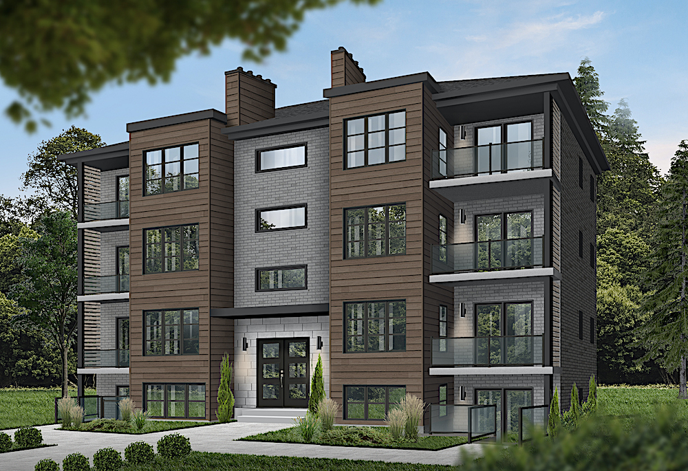 Front View of this 16-Bedroom, 7624 Sq Ft Plan - 126-1325
