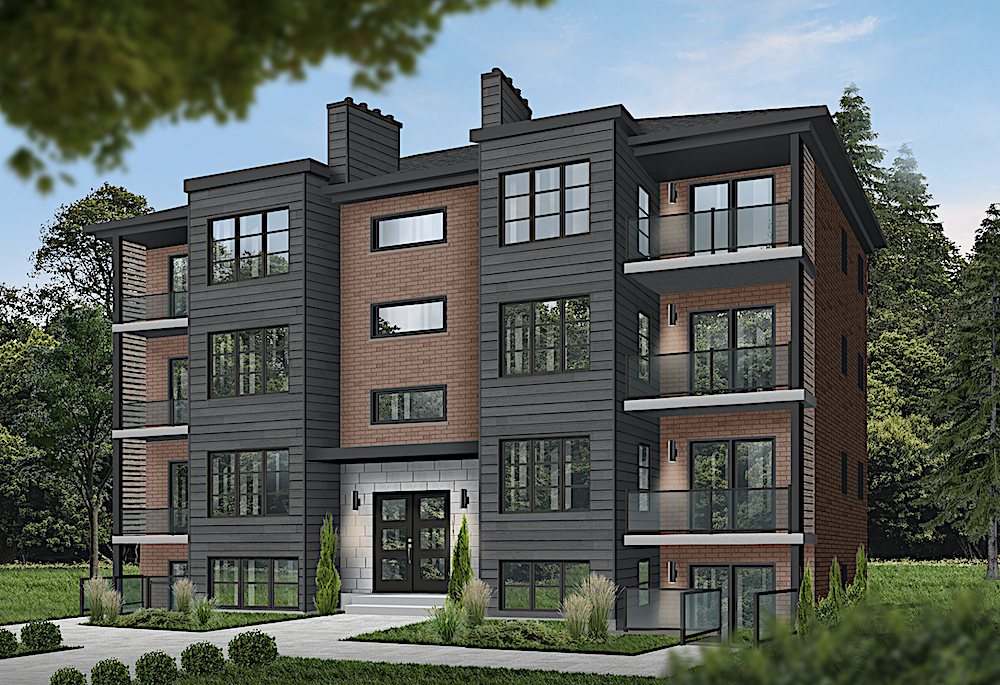 Front View of this 16-Bedroom, 7624 Sq Ft Plan - 126-1325