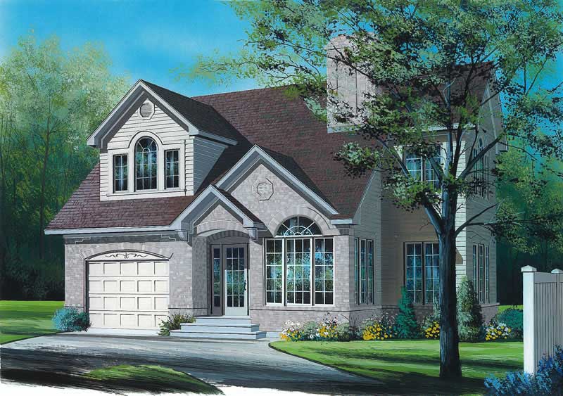 Front View of this 3-Bedroom, 1909 Sq Ft Plan - 126-1361