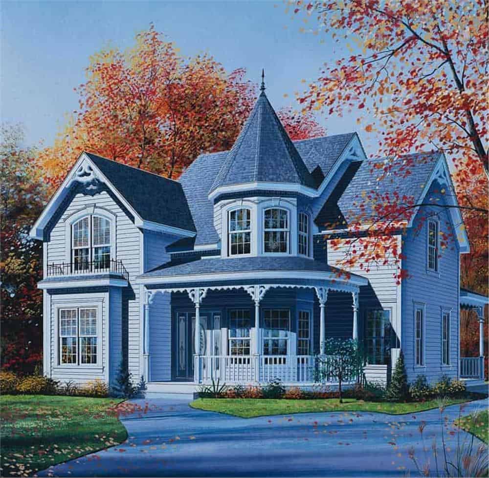 Front View of this 3-Bedroom, 2160 Sq Ft Plan - 126-1414