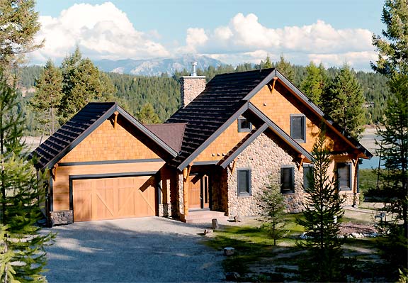 Rear View of this 3-Bedroom,1909 Sq Ft Plan -1909
