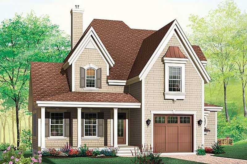 Country home (ThePlanCollection: Plan #126-1482)