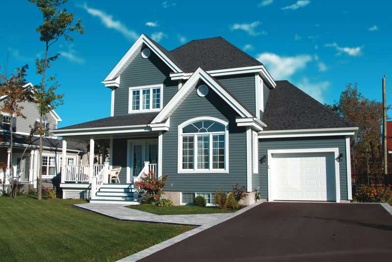 Photo of exterior of this farmhouse style home (plan #126-1771)
