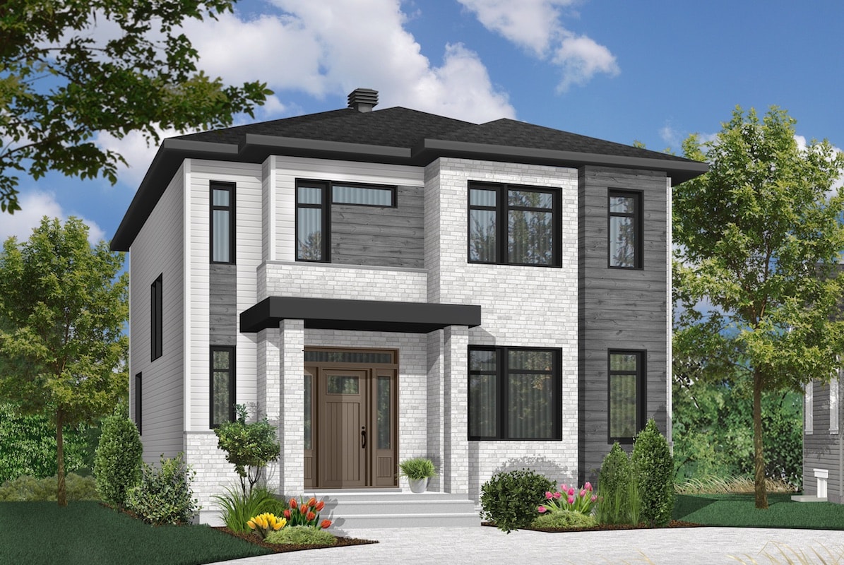 Front View of this 3-Bedroom, 1730 Sq Ft Plan - 126-1848